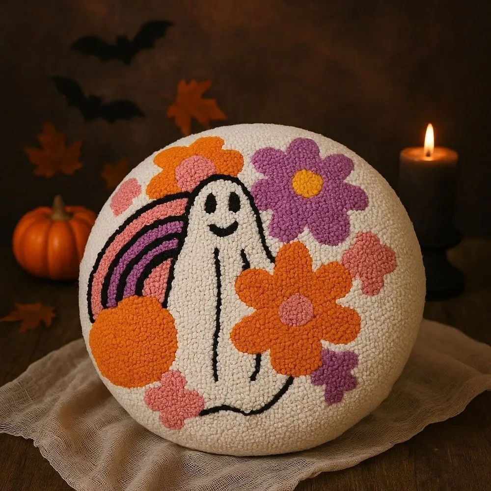 🎃 Cupcakes and Cashmere Halloween Decorative Pillow 👻 NWT